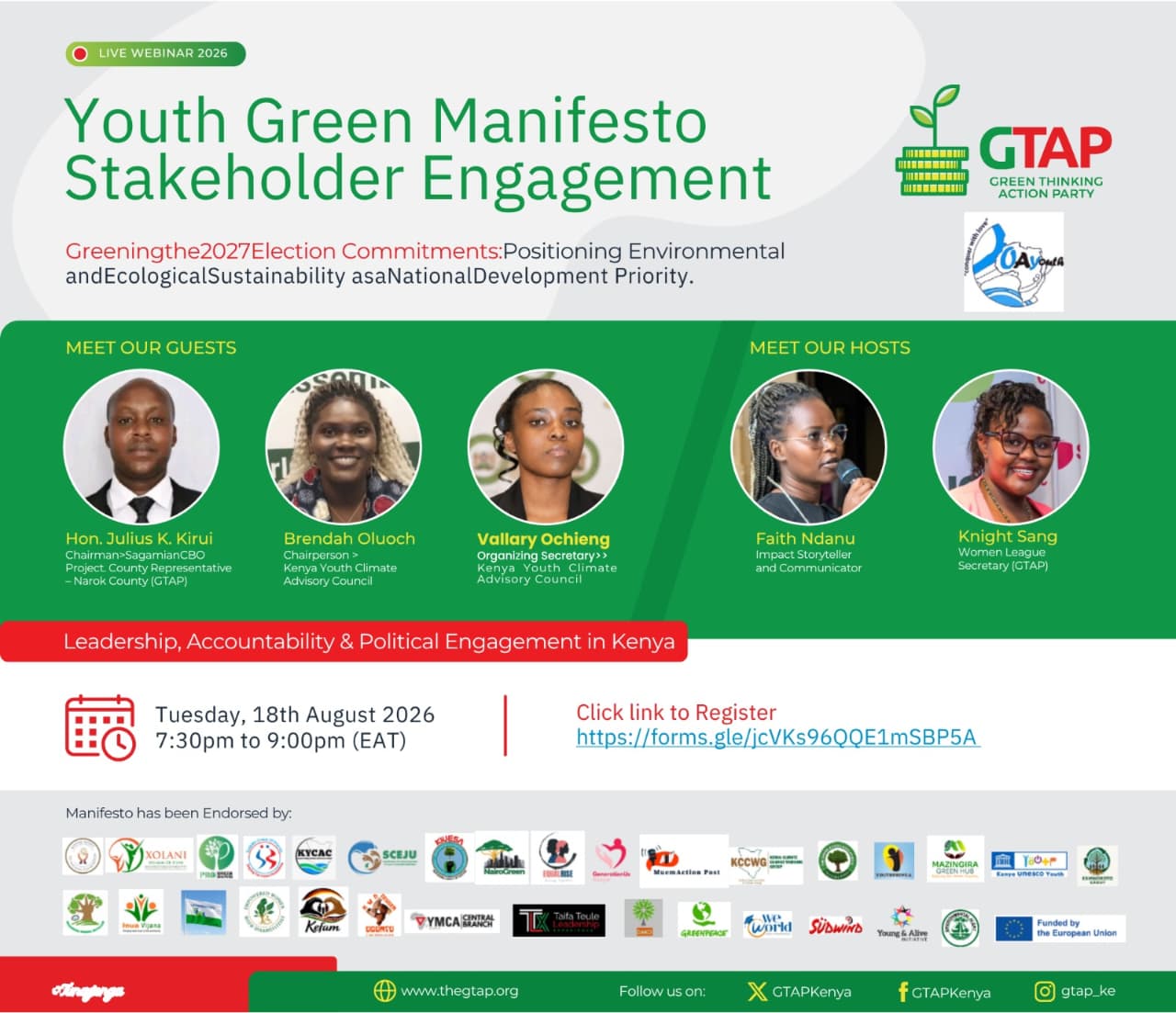 Leaders of Today: Climate Action and Manifestos